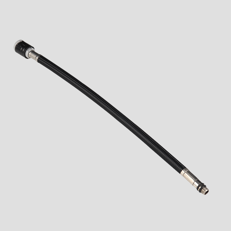 Doppelköpfiger geflochtener Metallschlauch