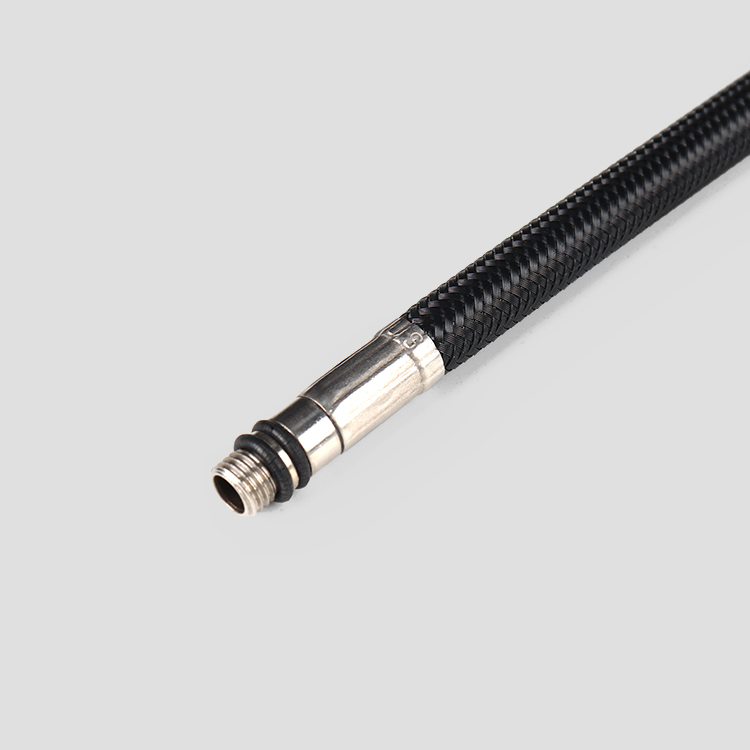 Doppelköpfiger geflochtener Metallschlauch