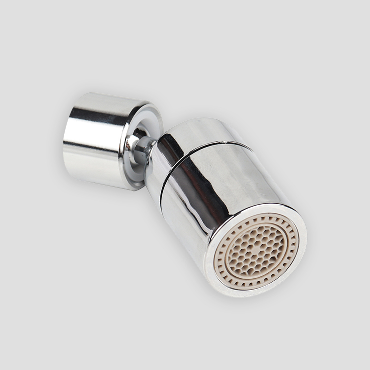 Silberner Wasserhahn